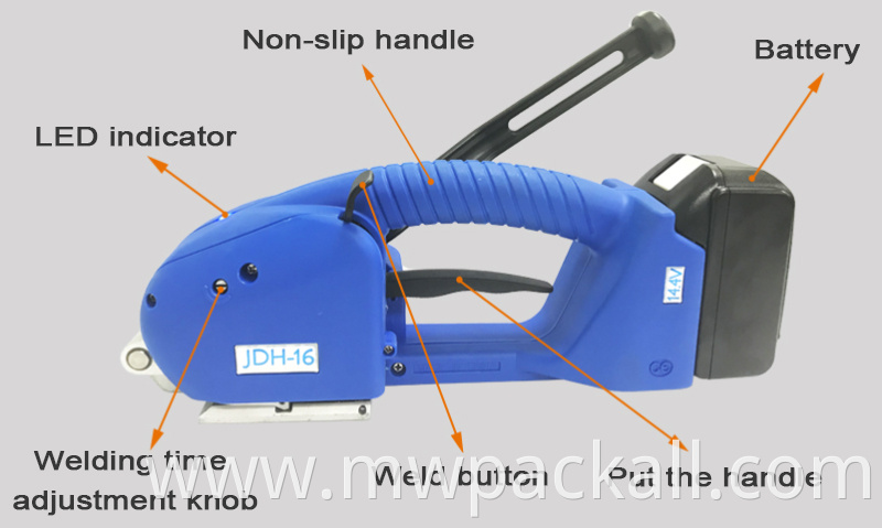 Semi automatic easy to use protable electric PET strapping tools with lowest price